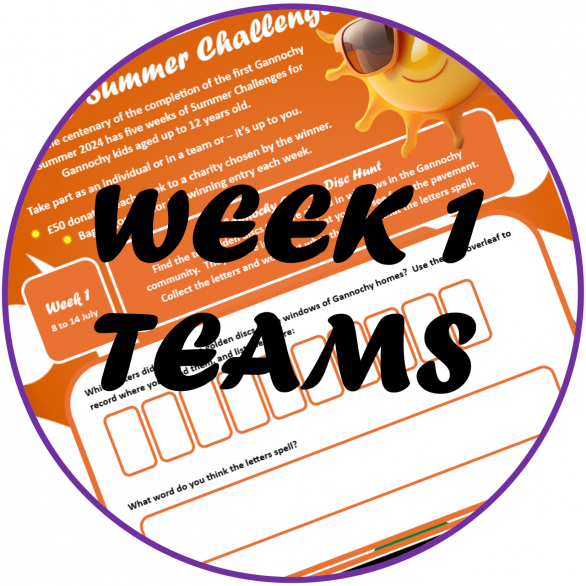 Gannochy Summer Challenges – Week 1 entries and winners