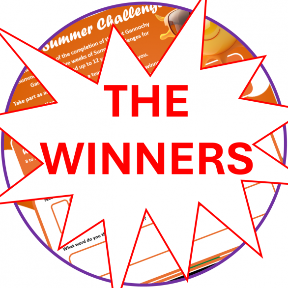 Gannochy Summer Challenges – Week 5 entries and winners